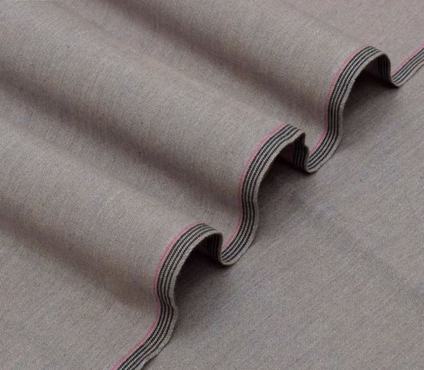 Premium Mid Grey Summer Unstitched Fabric